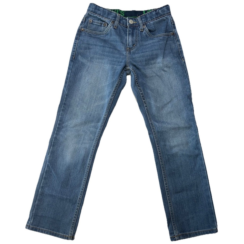 Levi's 511 Blue Jeans Youth Boys 10 Regular‎ Fit Straight Medium Wash 25x26